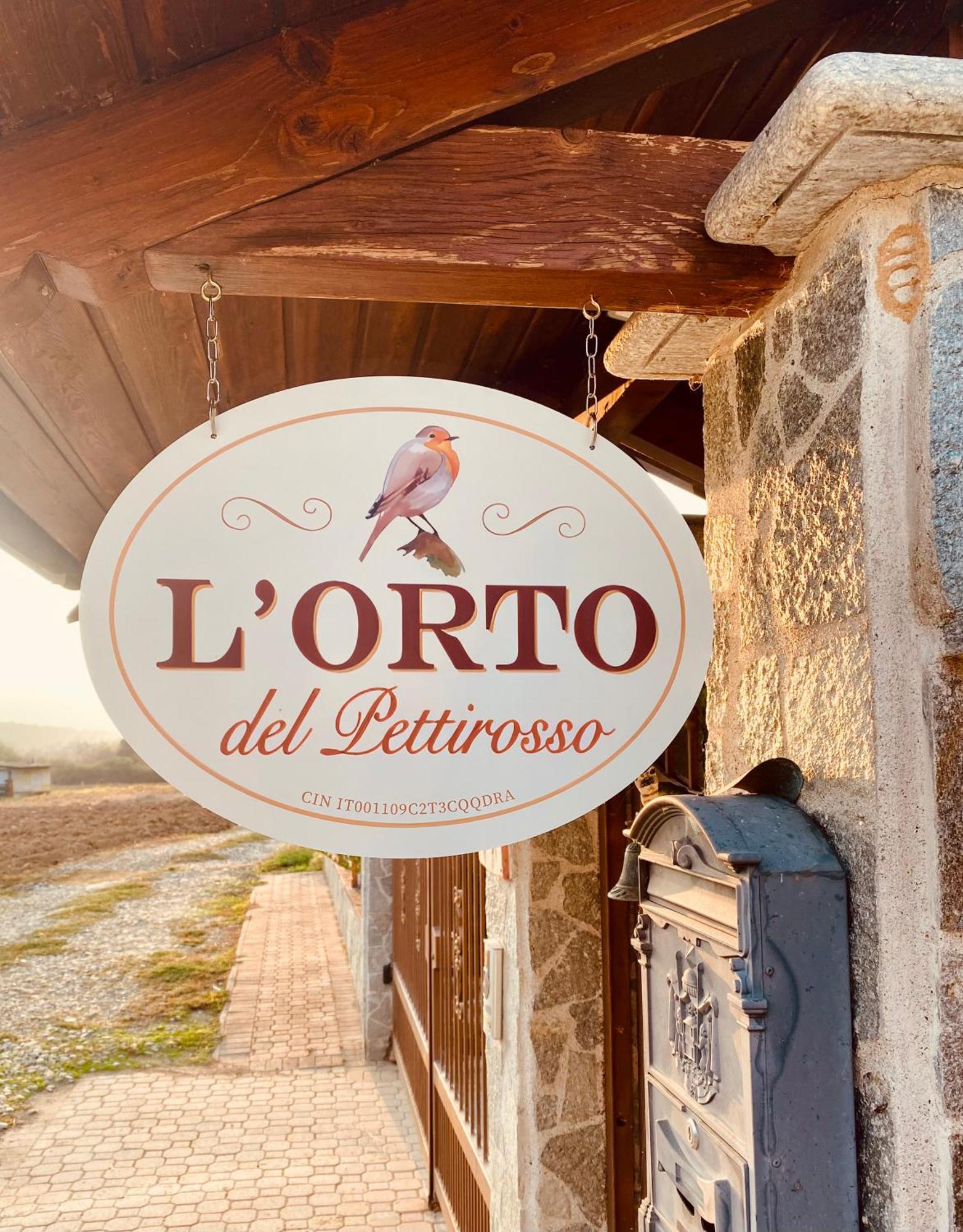Апартаменты Orto Del Pettirosso Front Экстерьер фото